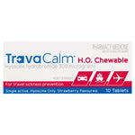 Travacalm Travel Sickness HO 10 Tablets (Hyoscine hydrobromide 300 mcg)