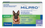 Milpro Allwormer Tablet for Dogs 2pk (Praziquantel 125mg, Milbemycin Oxime 12.5mg)
