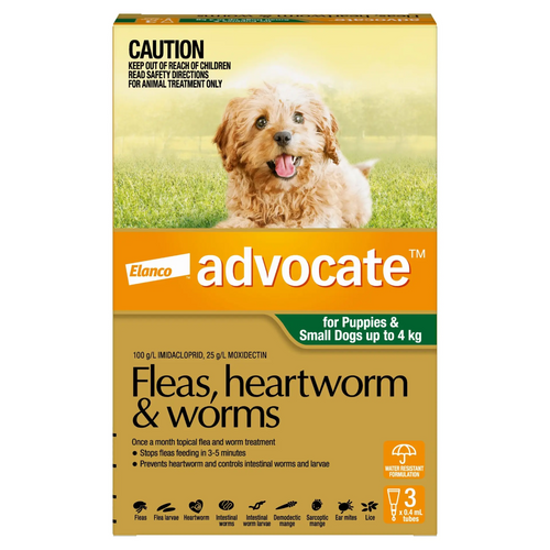 Advocate Pipeta Antiparasitaria para Perros <4kg