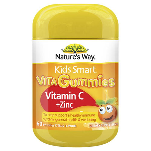Nature's Way Kids Smart Vita Gomitas Vitamina C + Zinc 60 Pastillas
