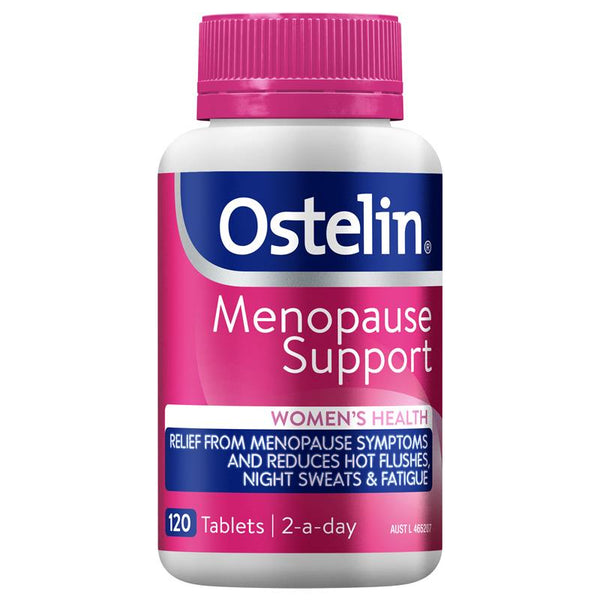 Ostelin Menopause Support 120 Tablets.