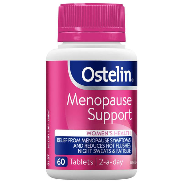Ostelin Menopause Support 60 Tablets.