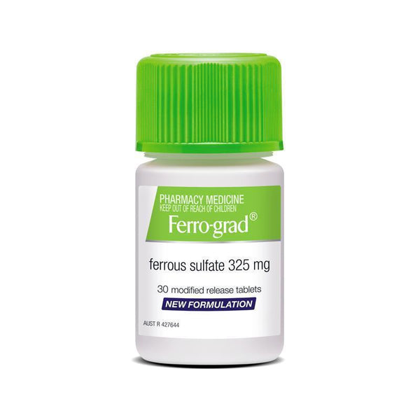 Ferro-Grad 30 Tablets (Ferrous Sulphate 325mg )