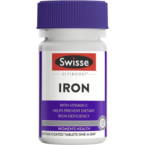 Swisse Ultiboost Iron 30 Tablets.
