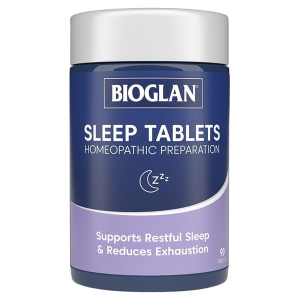 Bioglan Sleep 90 Tablets (Melatonin 6X, Coffea Cruda 6X, Arsenicum Album 30C, Matricaria Chamomilla 6X)