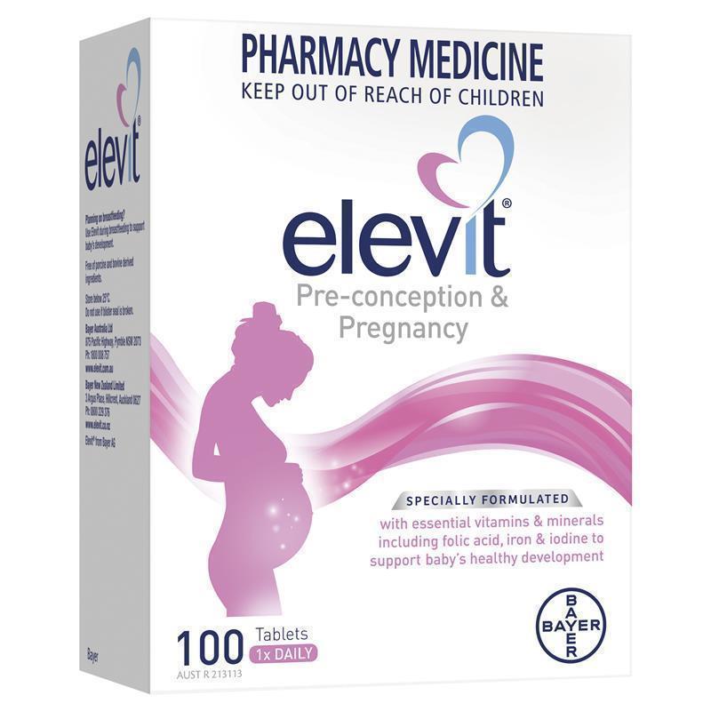 Elevit Pre-conception & Pregnancy Multivitamin 100 Tablets