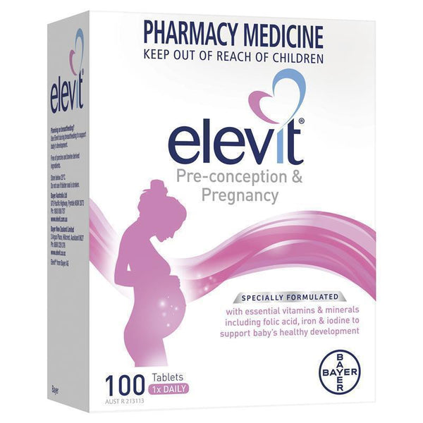Elevit Pre-conception & Pregnancy Multivitamin 100 Tablets