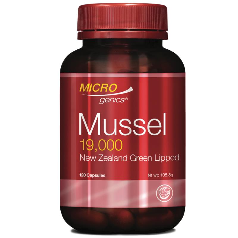 Microgenics Mussel 19000 New Zealand Green Lipped 120 Capsules – Chemistway