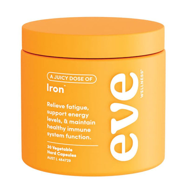 Eve Wellness A Juicy Dose Of Iron 30 Capsules