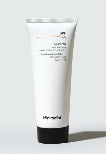 Protector solar minimalista SPF 60