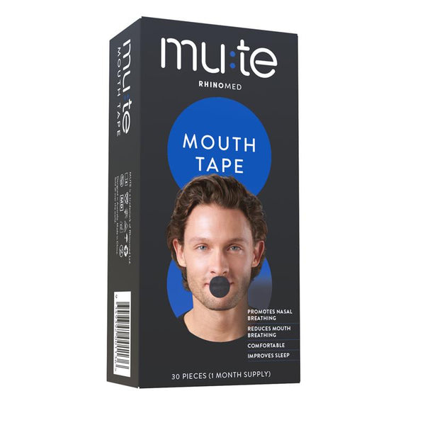 Mute Mouth Tape 30 pieces (Antibacterial rayon. Medical grade adhesive (non-toxic). Latex free)