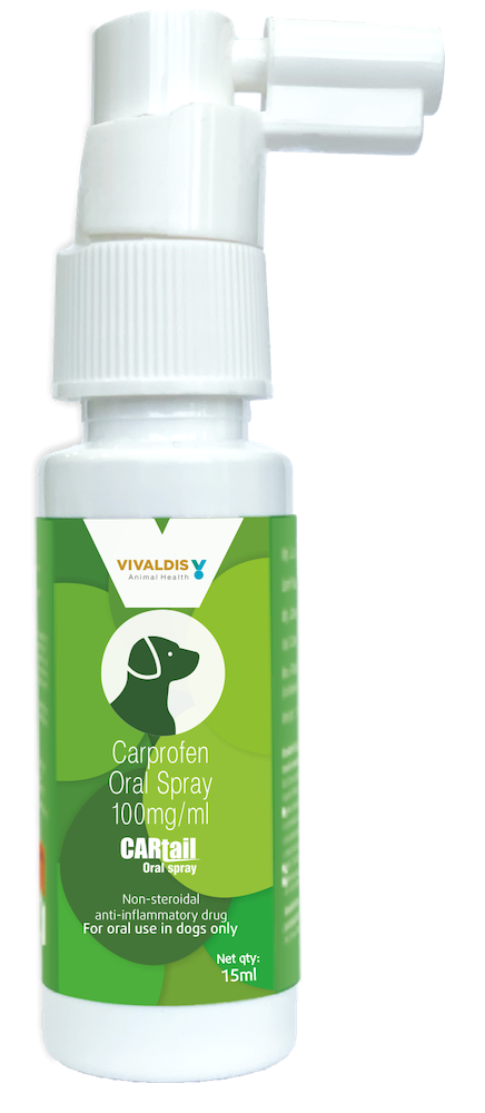 Cartail Oral Spray (Carprofen) 100mg/ml (15ml) (Carprofen)