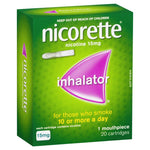Nicorette Quit Smoking Nicotine Inhalator 20 Pack (Nicotine 15mg)