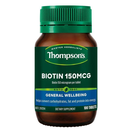 Thompson's Biotin 150mcg 100 Tablets