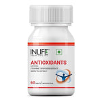 Inlife Antioxidants Supplement with Lycopene, Grape Seed, Green Tea Extract (60 Tablets)