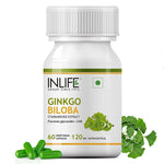 Inlife Ginkgo Biloba Supplement, 120mg - 60 Veg. Capsules
