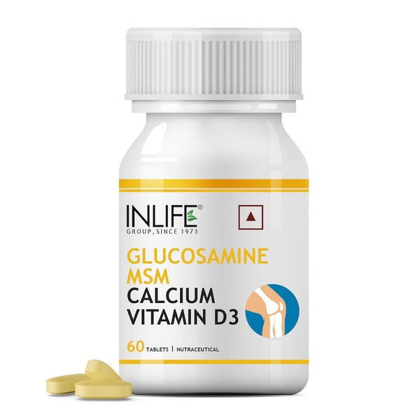 Inlife Glucosamine MSM Calcium Vitamin D3 Supplement | 60 Tablets