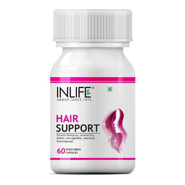 Inlife Hair Support Supplement | 60 Vegetarian Capsules