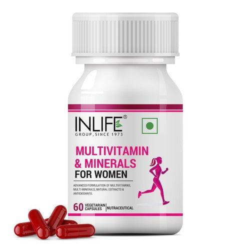 Inlife Multivitamin & Minerals Supplement for Women | 60 Capsules