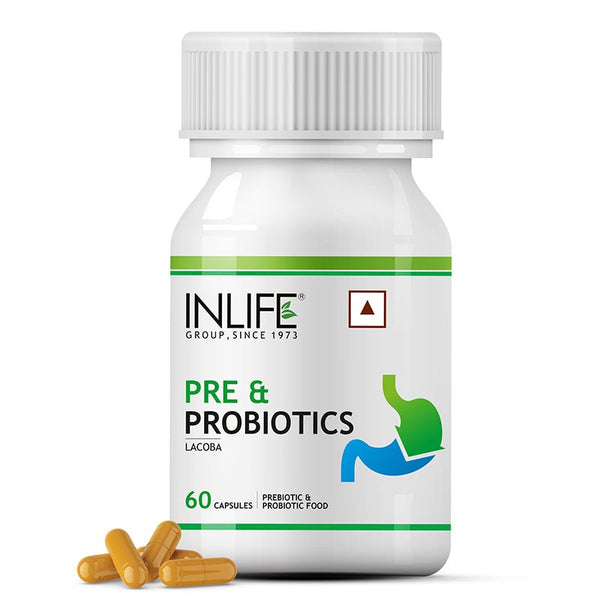 Inlife Prebiotics and Probiotics Supplement | 60 Capsules