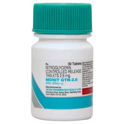 Monit GTN Controlled Release  (Glyceryl Trinitrate / Nitroglycerin)