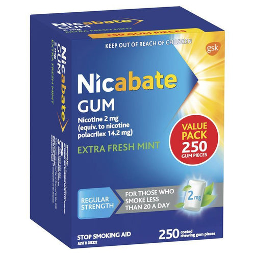 CHICLE NICORETTE SABOR MENTA FRESCA