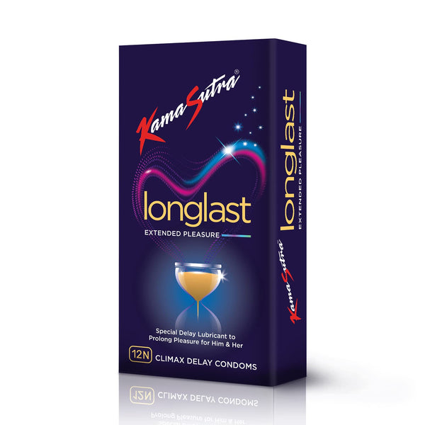 KamaSutra Pleasure Series Longlast Condom 12 Pack