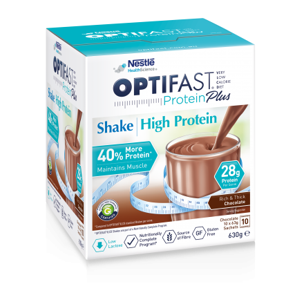 Optifast Protein Plus Shake Chocolate 63g x 10 Sachets (Low GI Optifast Protein Plus Shake Chocolate)