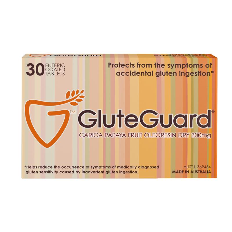 GluteGuard 30 Tablets (300mg Carica Papaya Fruit Oleoresin Dry)