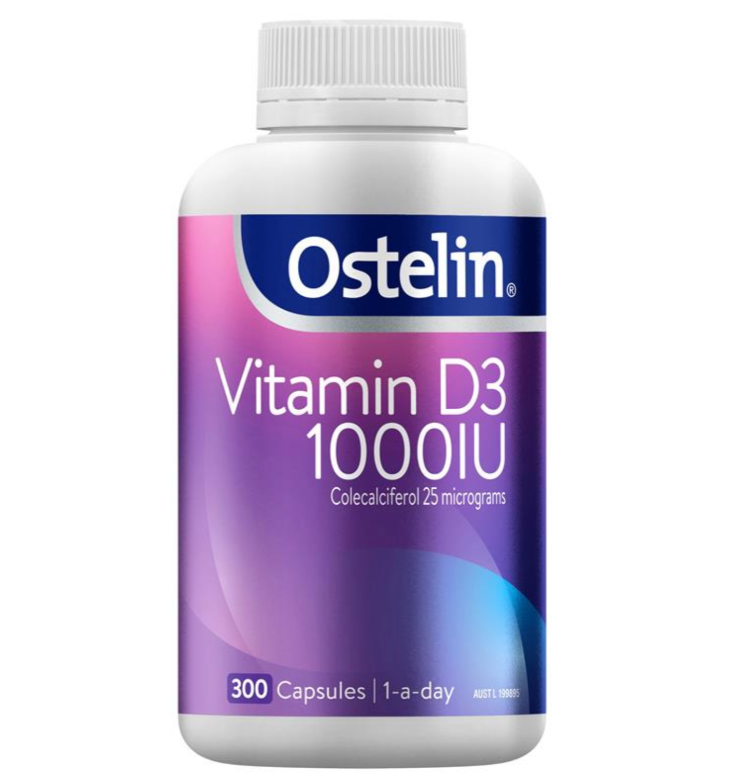 Ostelin Vitamin D3 1000IU - Vitamin D - 250 Capsules (Colecalciferol 25 micrograms (1000IU))