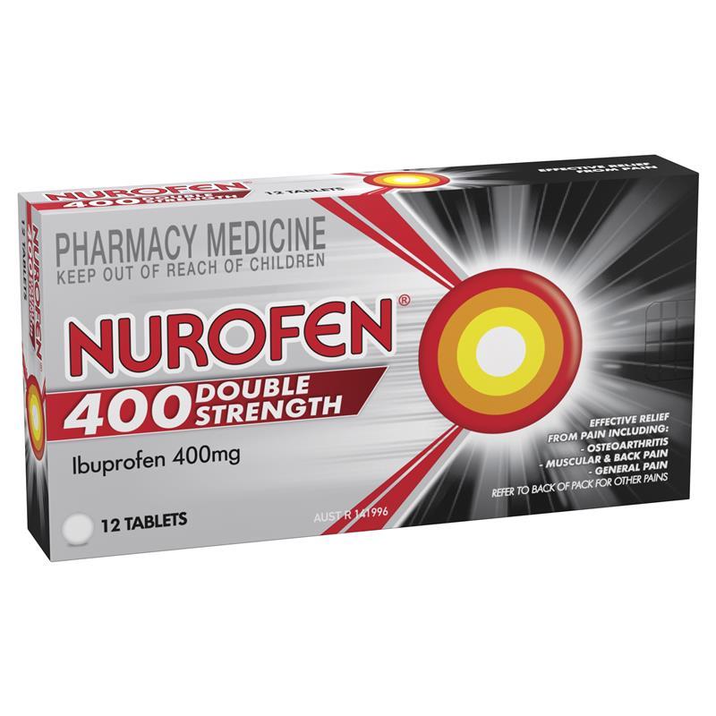 Nurofen (Ibuprofen) 400mg 12 Tablets (Ibuprofen 400mg)