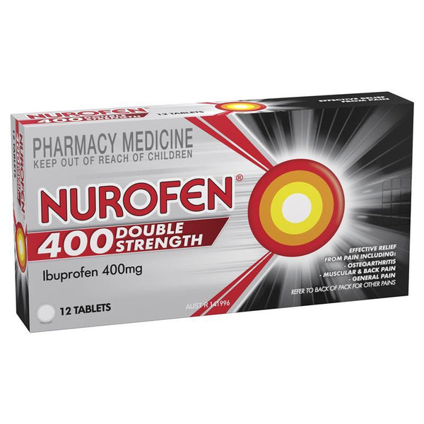 Nurofen (Ibuprofen) 400mg 12 Tablets (Ibuprofen 400mg)