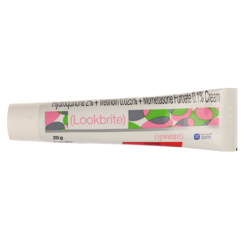 Lookbrite Cream 20gm (Hydroquinone, Mometasone and Tretinoin)