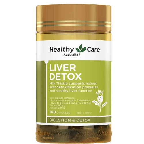 Healthy Care Liver Detox 100 Capsules (Silybum marianum (Milk Thistle))