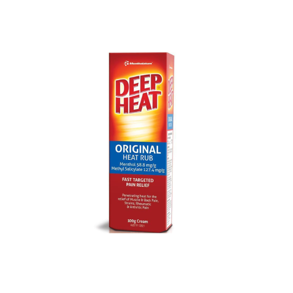 Deep Heat Pain Relief Gel (Methyl Salicylate 127.4 mg/g. Menthol 58.8 mg/g)